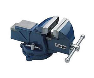 CLARKE METALWORK SWIVEL BENCH VICE 5" 125mm BLUE