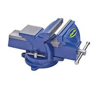 CLARKE METALWORK SWIVEL BENCH VICE 5" 125mm BLUE CVR125BL