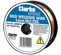 Clarke Mild Steel Welding Wire 0.6mm 5kg
