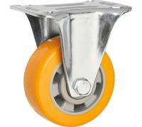 Clarke ML100FPU 100mm PU Fixed Castor (200kg)