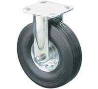 Clarke ML819R 200mm Heavy Duty Fixed Castor - Rubber