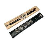 Clarke Original Black D Whistle & Dannan Black Vegan Leather Pouch