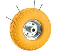 Clarke PF200 Puncture Proof Yellow Tyred Wheel 200mm