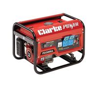 Clarke PG3800A EURO5 3kVA 230V Open Frame Petrol Generator