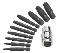 Clarke 1700738 Pro332 11 Piece Torx® Screw Extractor Set