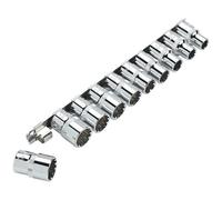 Clarke Pro Clarke PRO383 Professional 10 Piece ½" Multi-Fit Metric Socket Set