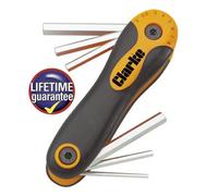 Clarke PRO140 8 piece Hex Key Set