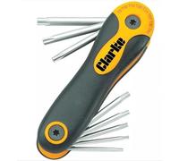 Clarke PRO143 8pce Security Torx Key Set - 1700543