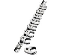 Clarke PRO195 8 Piece 3/8" Drive Imperial Crows Foot Spanner Set