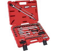 Clarke PRO389 62 Piece 1/2" & 1/4" Drive Socket & Bit Set