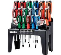 Clarke PRO407 44 Piece Hammer Through Screwdriver & Bit Set