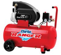 Clarke Ranger 8/50 7cfm 50 Litre 2HP Air Compressor (230V)