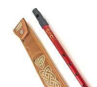 Clarke Red Sweetone C whistle & Dannan Brown Vegan leather Pouch
