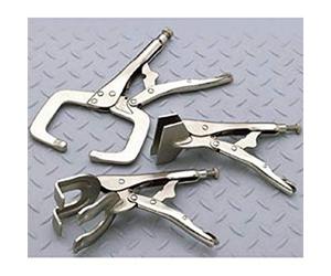 CLARKE WELDERS LOCKING CLAMPS SET 3 PIECE