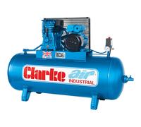 Clarke XE15/150 (O/L) 14cfm 150 Litre 3HP Industrial Air Compressor (230V)