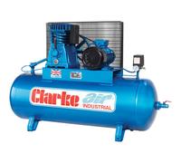 Clarke XE25/200 (WIS) 23cfm 200 Litre 5.5HP Industrial Air Compressor (400V)