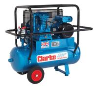 Clarke Clarke XEP15H/50 (O/L) 14cfm 50 Litre 3HP Industrial Air Compressor with Cage (110V)
