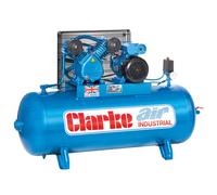 Clarke XEV16/150 (O/L) 14cfm 150 Litre 3HP Industrial Air Compressor (230V)