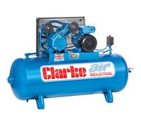 Clarke XEV16/200 (O/L) 14cfm 200 Litre 3HP Industrial Air Compressor (230V)