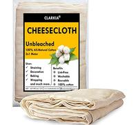 Clarkia Professional Cotton Cheesecloth Unbleached - 2x1 Meters or 2 sq. Meters (Beige)