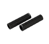 Clarks 130mm lock-on single black/black bike handlebar grips (pair)
