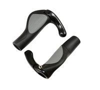 Clarks 135mm ergonomic black/gray bike handlebar grip (pair)