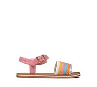 Clarks 261490586 Girls’ Ankle Strap Sandals, Multicolour (Multicolour Lea Multicolour Lea), 7 UK
