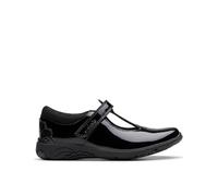 Clarks Kids' Relda Gem School Shoes, Black Patent