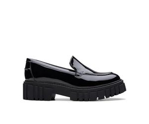 Clarks 261786824, Oxford Woman, Black, Patent Leather, 7.5 UK