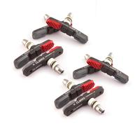 Clarks 4 PAIRS Elite MTB/Hybrid Brake Pads Integral Block W/Triple Compound Insert Pads, 72 mm (4 PACK)