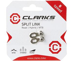 Clarks 7-8 Speed Chain 1/2"x3/32" x116 Links Anti Rust Quick Release Link Inc,Silver (Only split link supplies and No chain is included)