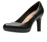 Clarks Adriel Viola, Women’s Closed-Toe Pumps, Black (Black Leather), 3.5 UK (36 EU)