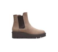 Clarks Airabell Move Beige Pebble Suede Boots Beige