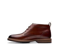 Clarks Aldwin Chukka Mens Mid Tan Lea, 12