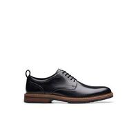 Clarks Aldwin Lace Up Derby Shoes- Black, Black, Size 6, Men Black