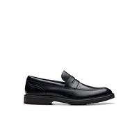 Clarks Men's Aldwin Step, Black Leather, 9 UK