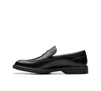 Clarks Aldwin Step Mens Black Leather, 8