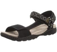 Clarks Amanda Step, Sandal, Black Sde,