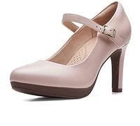 Clarks Ambyr Shine, Women’s Closed-Toe Pumps, Dusty Rose Leather, 7 UK (41 EU)