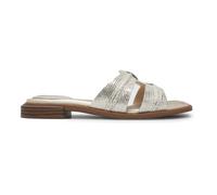 Clarks Ariany Mule Leather Women's Slides Sandals - Champagne Interest - Size:UK 6.5