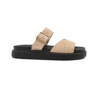 Clarks Aristella Mule Suede Women's Slides Sandals - Ecru - Size:UK 6