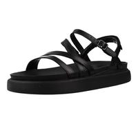Clarks Women's Aristella Rose Sandal, Black Leather, 3 UK