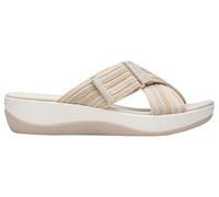 Clarks Women's Arla Wave Sandal, Beige Combi, 3 UK