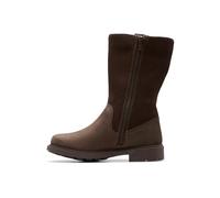 Clarks Girls Astrolzipwp K. Fashion Boot, Dark Brown, 10.5 UK