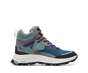 Clarks Atl Trek Sky Gore-Tex Textile Boots In Teal Combination Standard Fit Size 6½