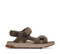 Clarks Mens Adjustable Mimic Grip Sole Sandals ATL Trek Sun - Olive Combination Textile - UK Size 8G - EU Size 42 - US Size 9M