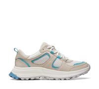 Clarks ATL Trek Vibe Leather Shoes in Aqua Combi Standard Fit Size 4