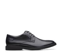 Clarks Men's Atticus LT Lo GORE-TEX Black Leather Derby Shoes, Lace Up | Size: 6-Standard Fit Clarks Black 6-Standard Fit