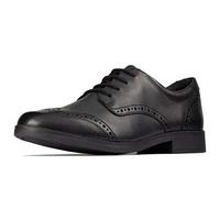 Clarks Aubrie Craft Y School Shoes for Girls Senior Black 36, Black, 19 EU Large