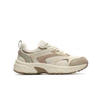 Clarks Axcel Walk Beige Combination Trainers Beige 4-Standard Fit